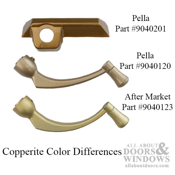 Handle Copperite Color Differences