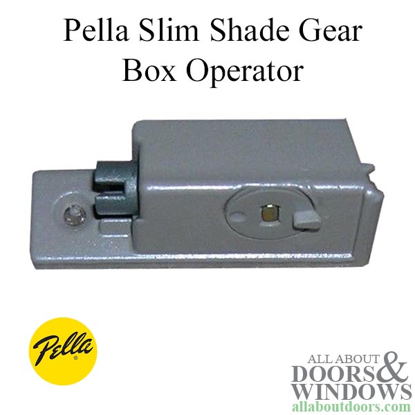 PELLA Screen Hardware for Tilt only Slim Shades  Color Champagne Gray 