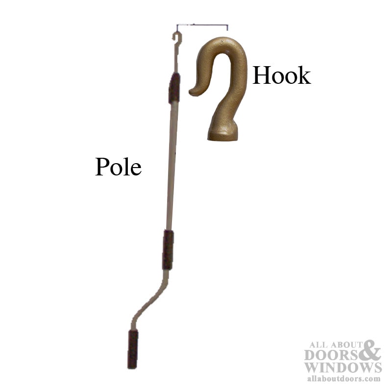 Pella Hook and pole for Skylight Adapter Pole in Copper