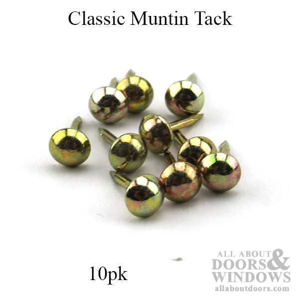 Pella Classic Muntin Tack for Wood Grilles/Grids - Brass