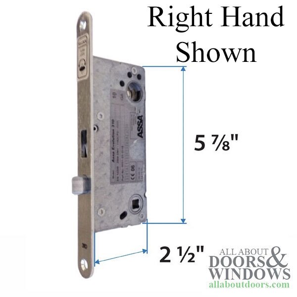 Single Point Lock Dimensions