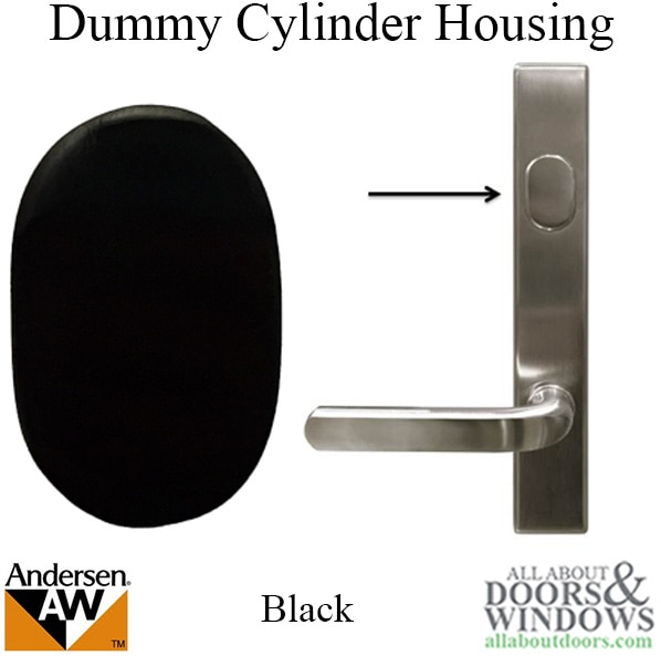 Andersen dummy cylinder housing plug for all trim set styles