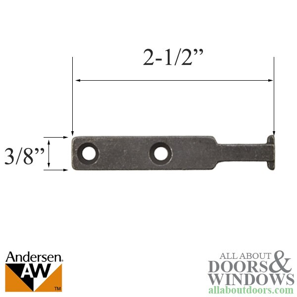 Andersen ASeries double hung window pivot pin kit with screws