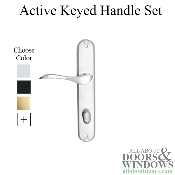 Active Pella Right Hand Keyed Handle, Pella Sliding Glass Door Handle Parts