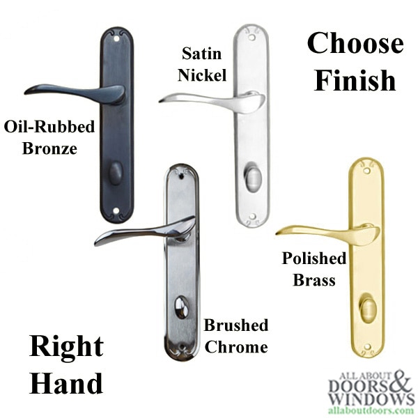 Active Keyed Handle Finish Options