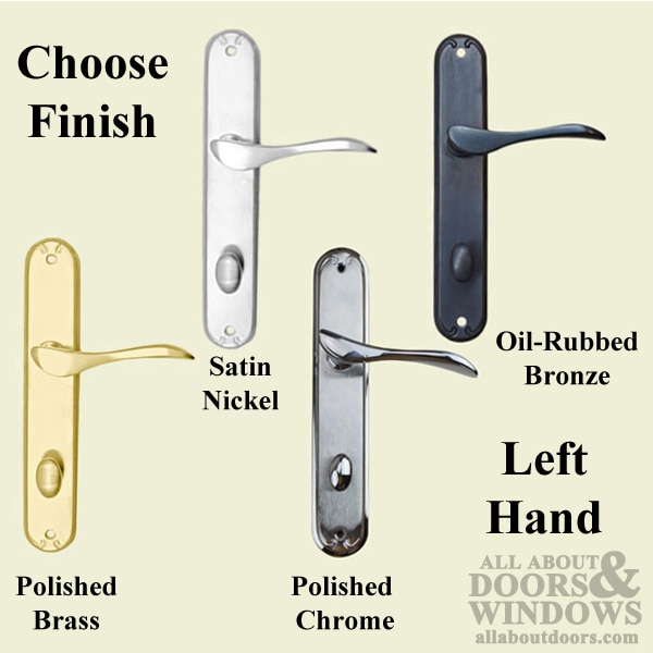 Active Pella Left Hand Keyed Handle Set For Hinged Door Choose Finish