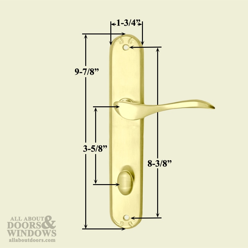 Active Pella Left Hand Keyed Handle Set For Hinged Door Choose Finish