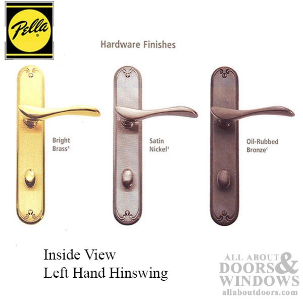 Home And Garden Pella Inactive French Patio Door Handle Assembly Right