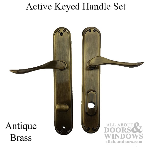 Active Pella Left Hand Keyed Handle Set For Hinged Door Choose Finish