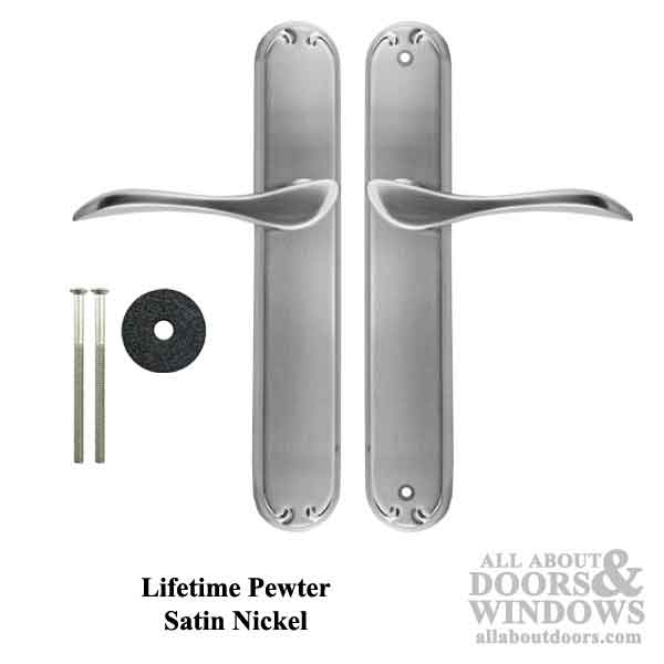 Pella Inactive Fixed Left Hand Handle Set for Hinged Door - Product Contents