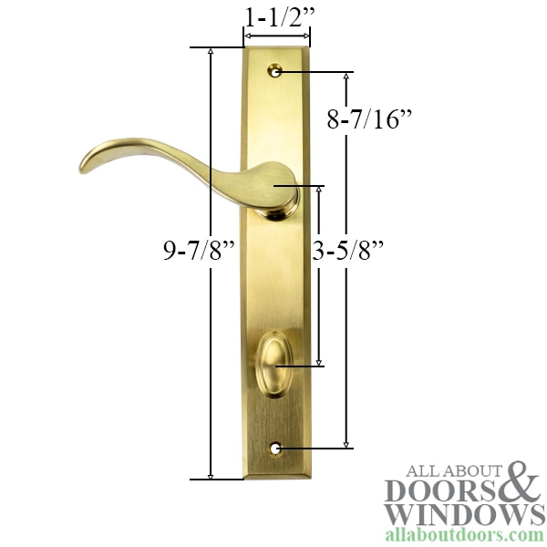 Virago Active Handle Set Dimensions
