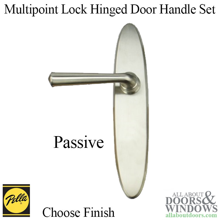 Pella Locus Hinged Door Passive Handle Set for Multipoint Lock