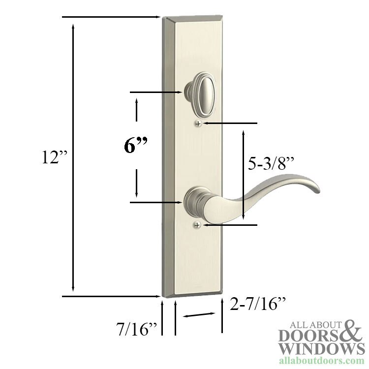 Pella Multipoint Lock Handle Set Trim
