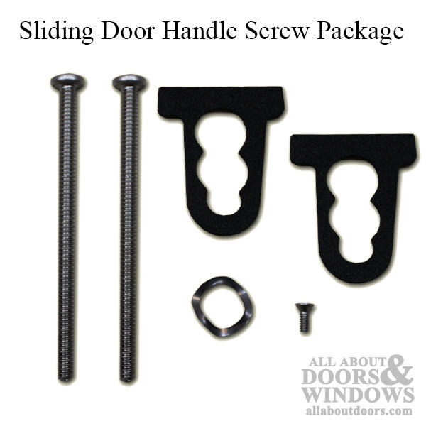 Sliding Door Handle Screw Package - 3-inch and 5/16-inch Machine Screws