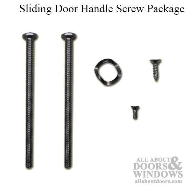 Sliding Door Handle Screw Package - 3-inch Machine Screws