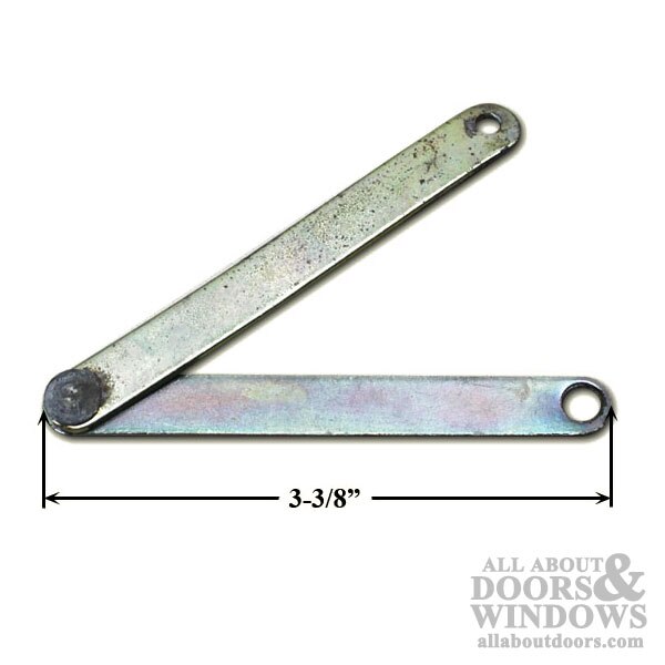 Pella Large Flat Safety Strap with Screws - Product Dimensions