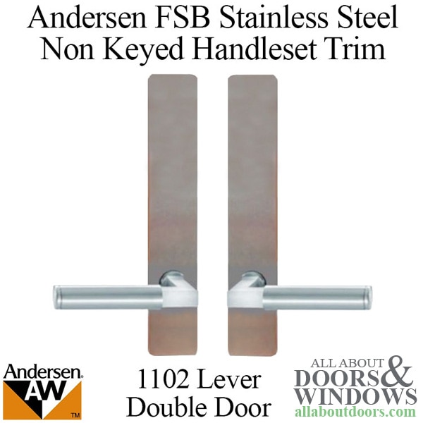 Andersen FSB 1102 non keyed trim set for hinged double door