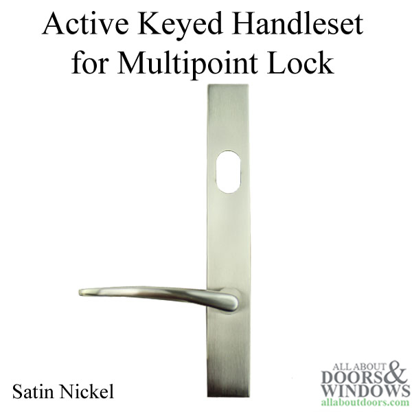 Keyed Handleset for Multipoint Lock