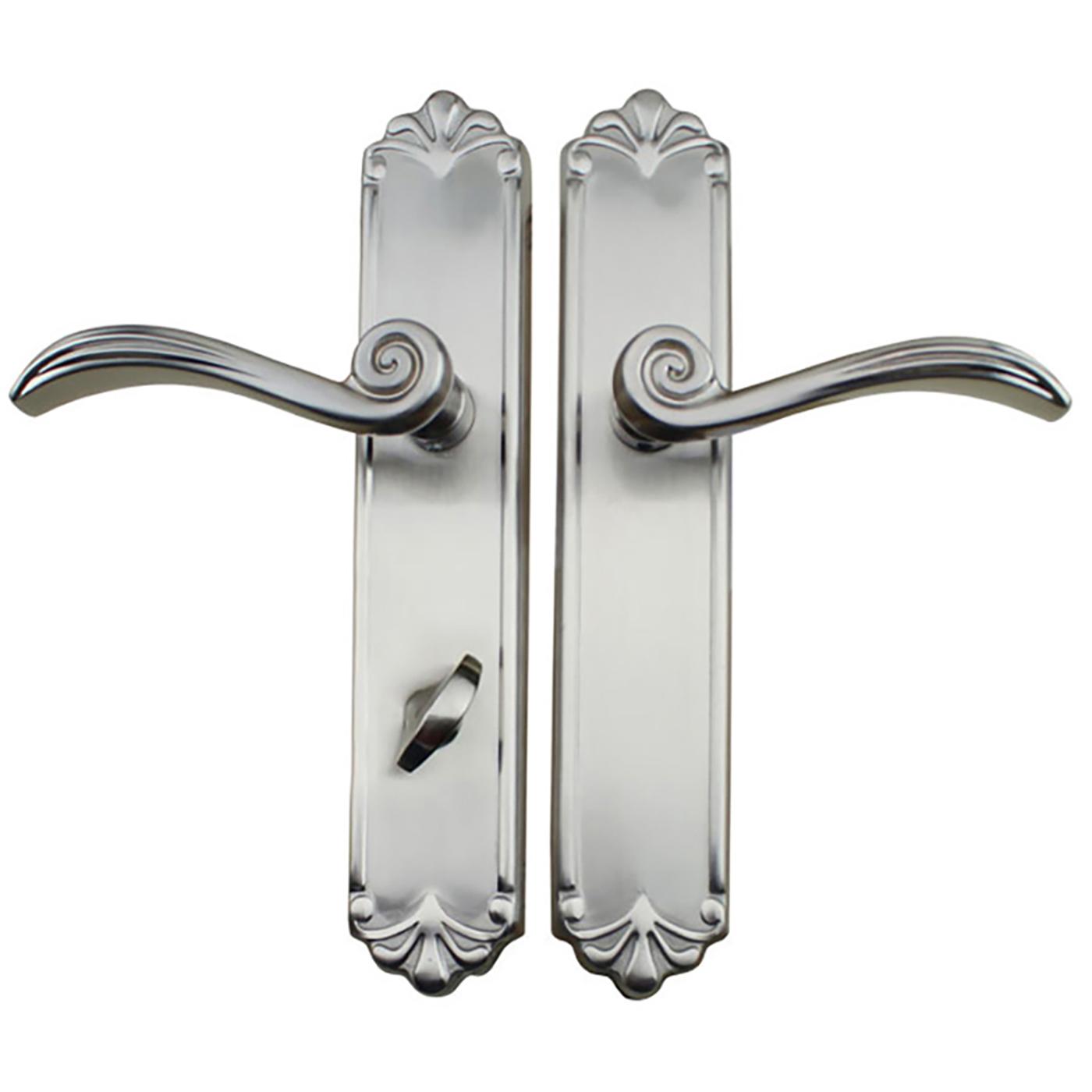 Poignée porte battante inox barre droite supports droits Boëdic | Legallais