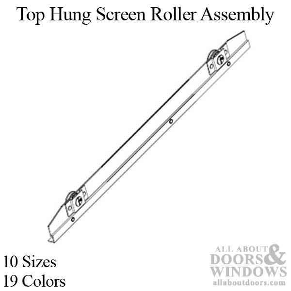 Marvin Top Hung Screen Roller Assembly, Marvin Integrity Patio Door Parts
