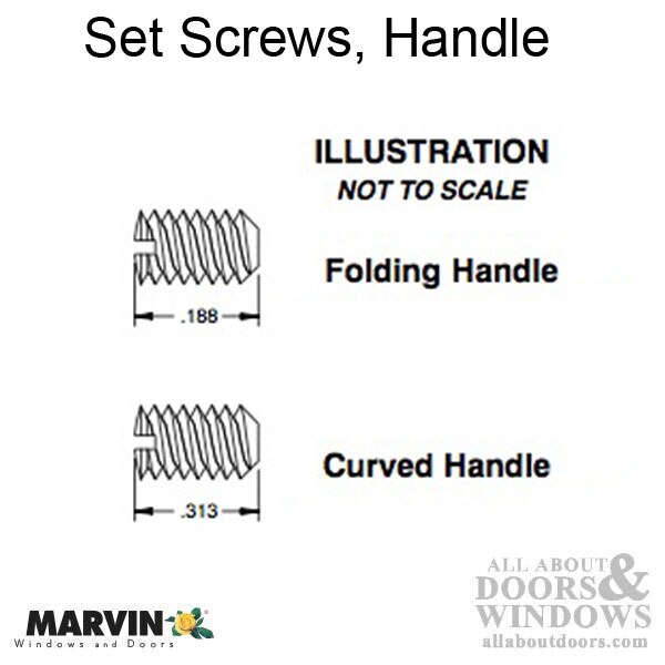 Set Screw for Curved Window Handle