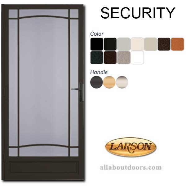 Larson River Bend Security Door Steel Frame