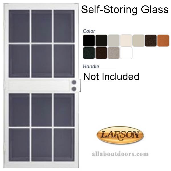 Security Door Larson Amesbury Steel Frame Self Storing