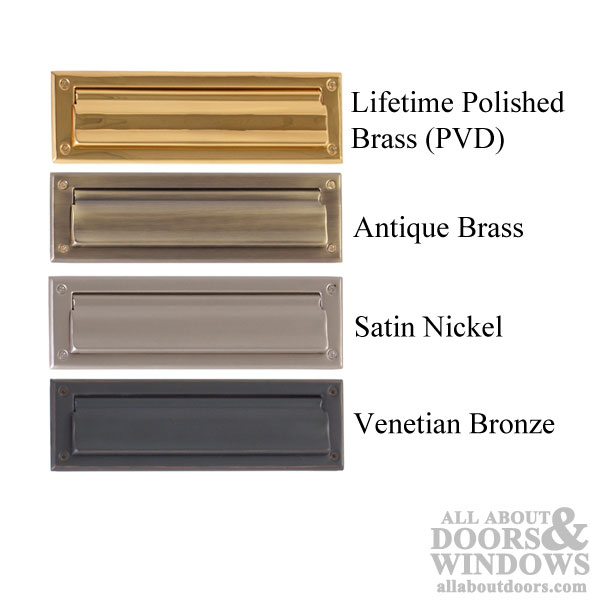 Mail Slot Finish Choices