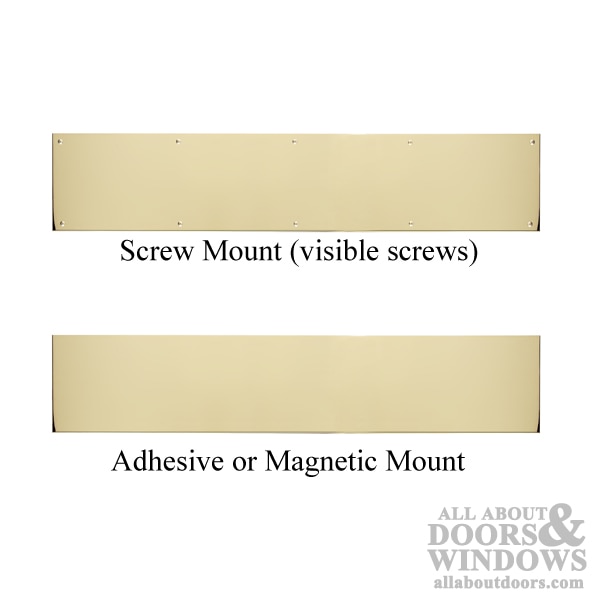 8 X 30 Kick Plate Choose Color Mount