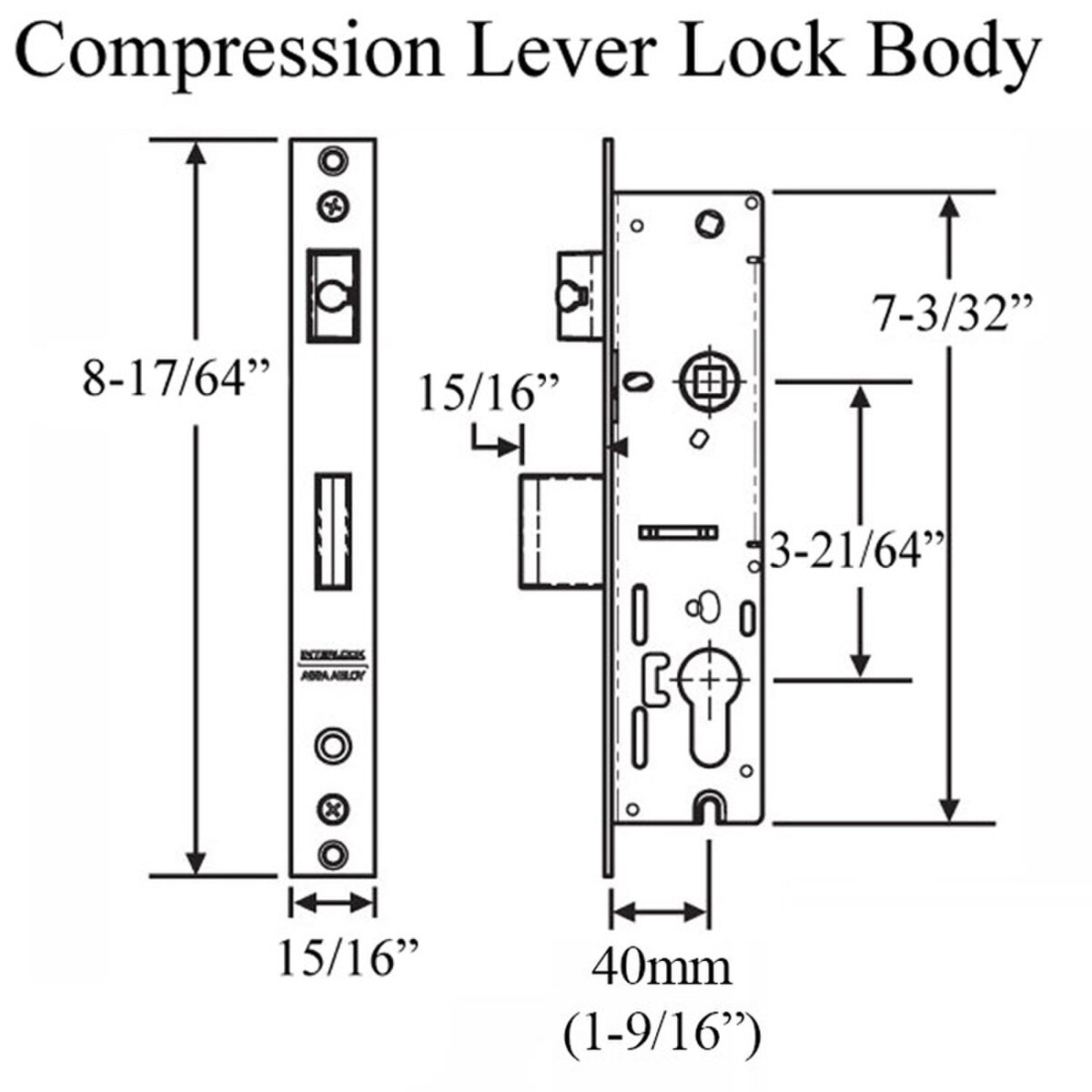 Interlock Rocker Lever Interlock Lever Compression Lock