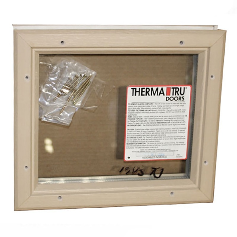Clear Insulated glass door lite 9 x 10.5 inches