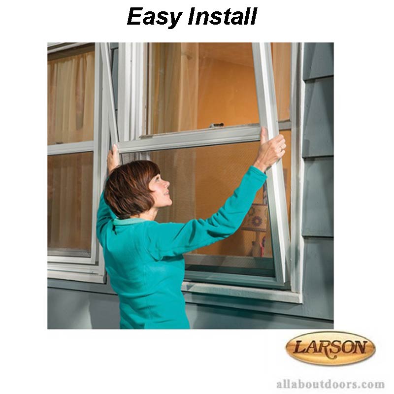 Larson Security Storm Window Wire Mesh Custom Sized Larson Security Storm Window Wire Mesh Custom Sized
