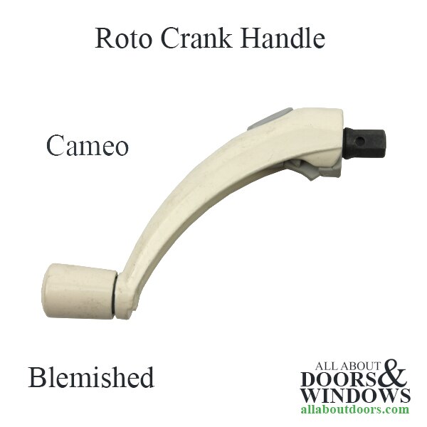 Blemished Roto ProDrive folding crank handle w/ button, awning