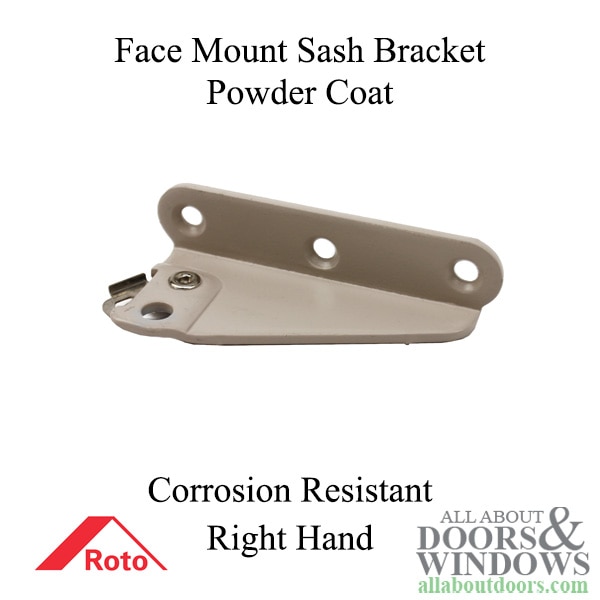 Roto right hand sash 35mm bracket assembly face mount