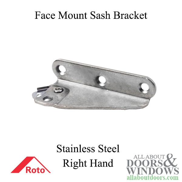 Roto right hand sash 35mm bracket assembly face mount