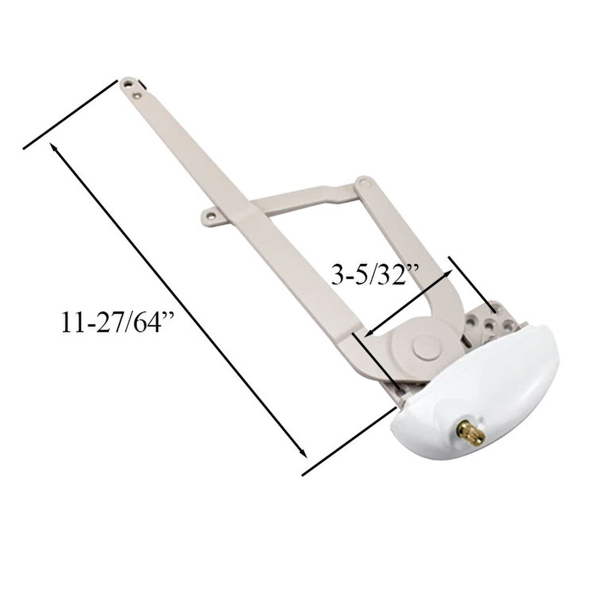 Roto X-Drive Dual Arm Vinyl Casement Window Operator, Corrosion ...