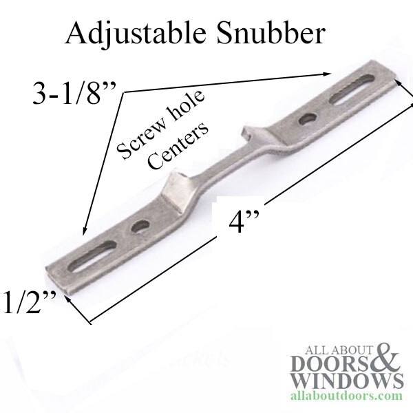 Adjustable Snubber, Casement Window, Sash part, Steel