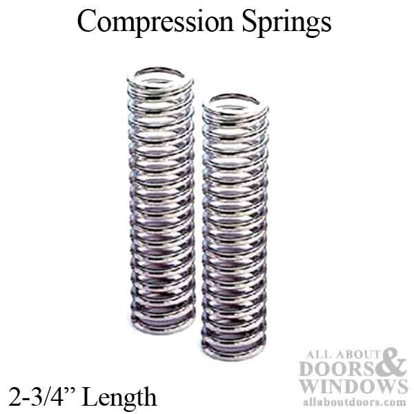 Compression Springs - 1/2 inch diameter, 2-3/4 inch length ...