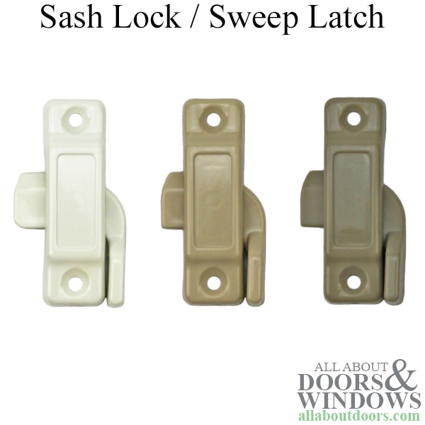 Window Sweep Latch Color Choices
