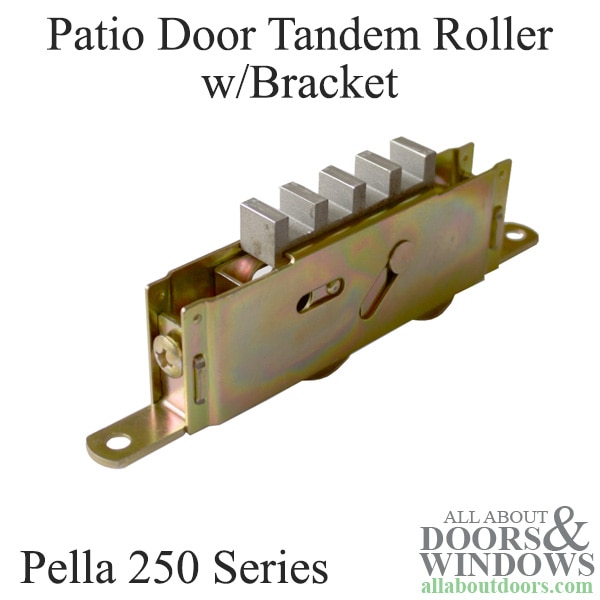 Pella 250 Series Patio Door Tandem Roller with Bracket