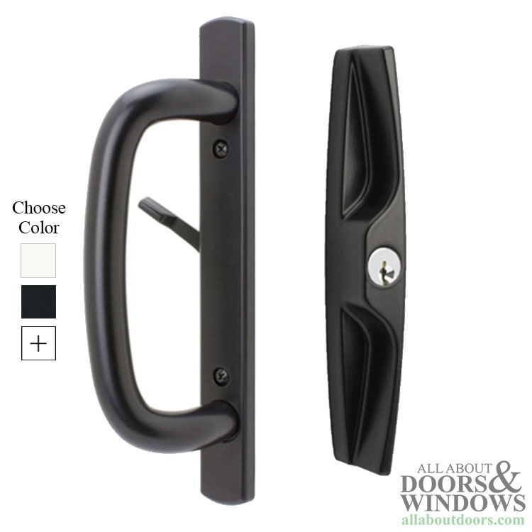 Veranda Keyed Sliding Patio Door Handle Set – Interior & Exterior Locking Trim