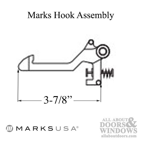 Marks Hook Assembly Dimensions
