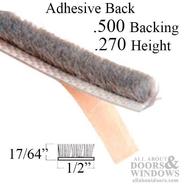 Adhesive back weather strip