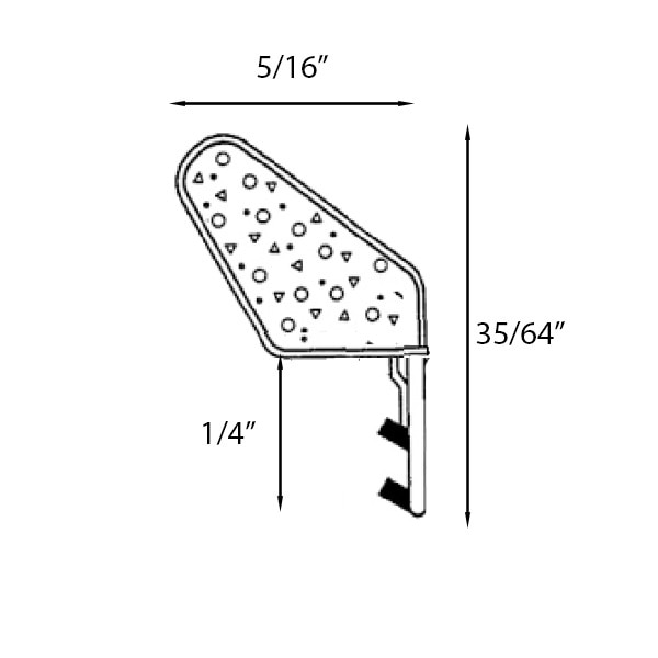Black Foam Weatherstrip with Dimensions – Q-Lon