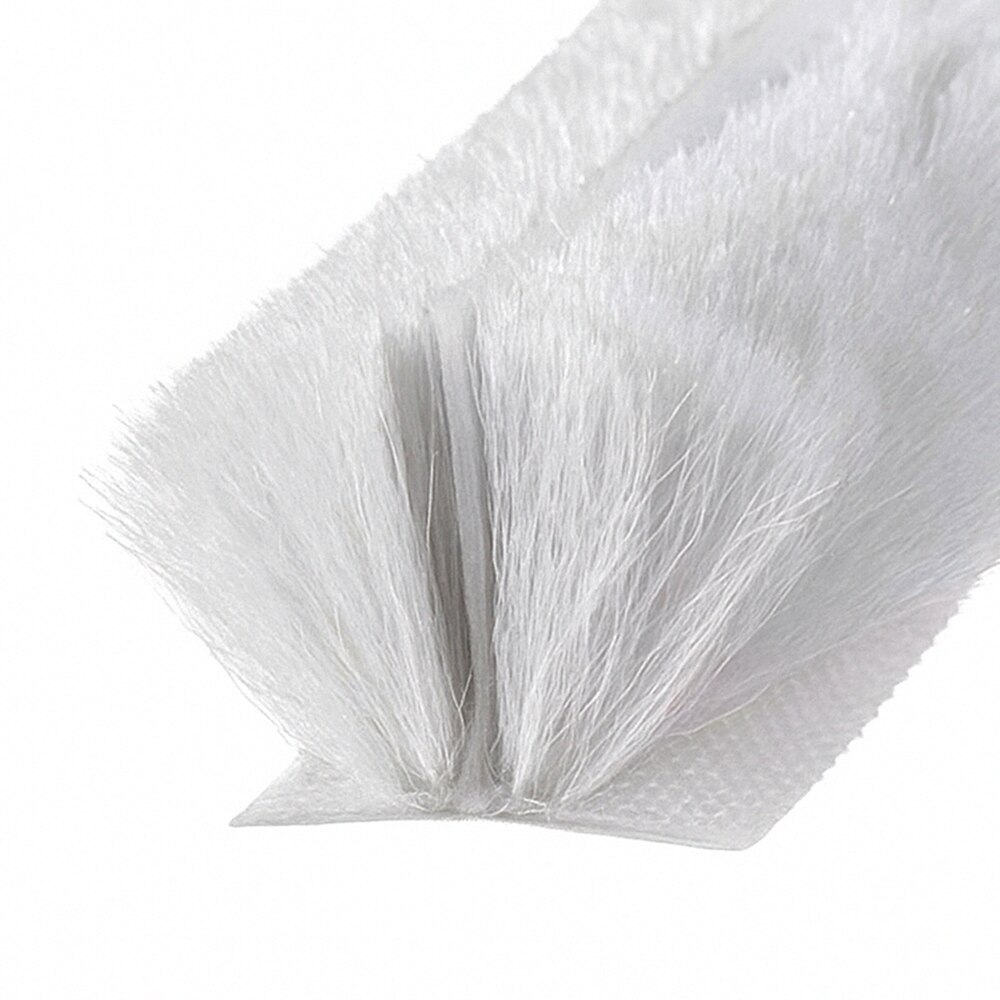 Weatherstrip .270 backing x .320 Pile with Fin Seal - White