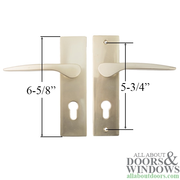 Specs: Hewell Handle Set Left-Hand Satin Brass
